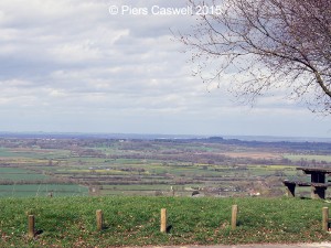 Views from the National Trust car park overlooking Chilterns & The Cotswolds