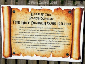 Sign about the last dragon's death