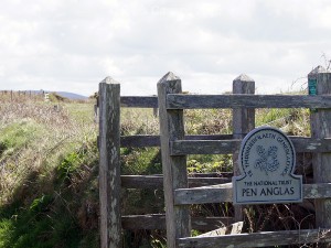 National Trust - Pen Anglas sign